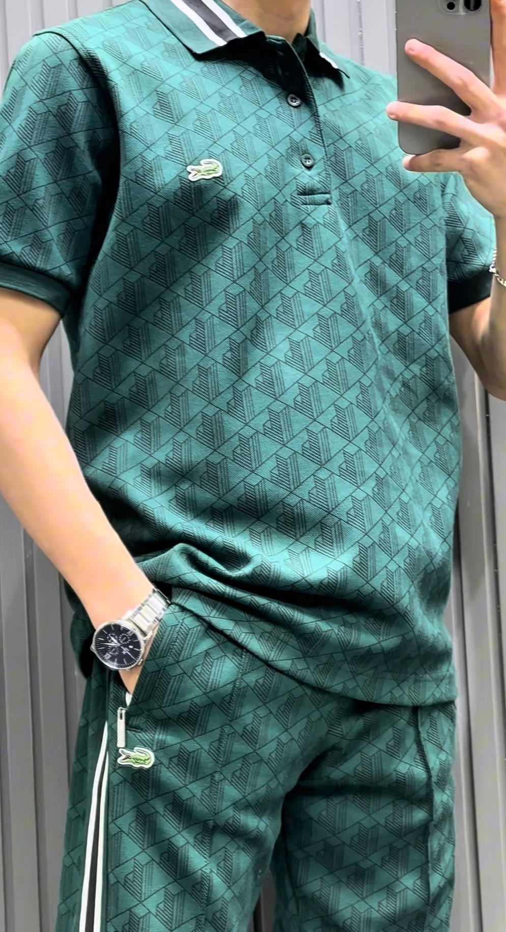 LACOSTE MONOGRAM EŞOFMAN TAKIMI