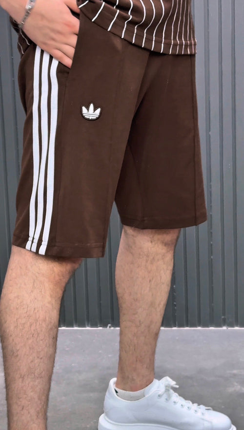 ADİDAS ÇİZGİLİ ŞORT TAKIMI