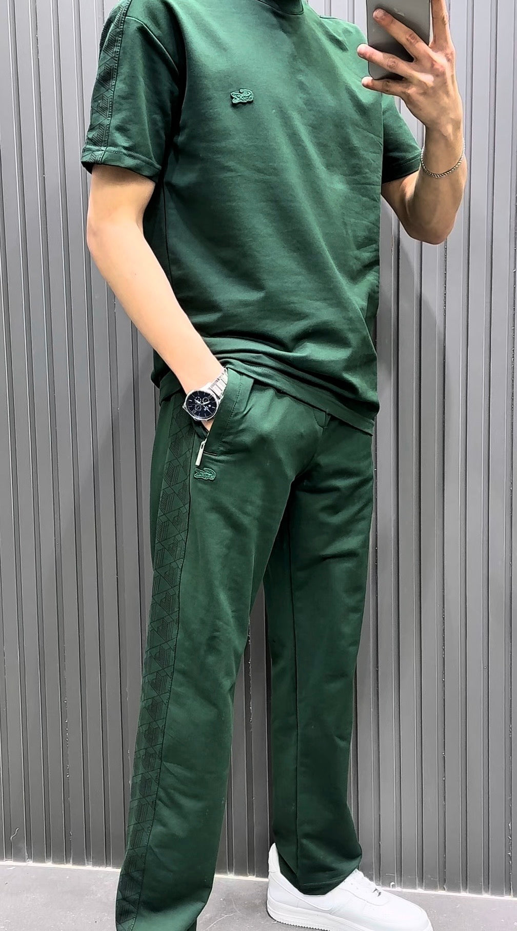 LACOSTE BİSİKLET YAKA EŞOFMAN TAKIMI